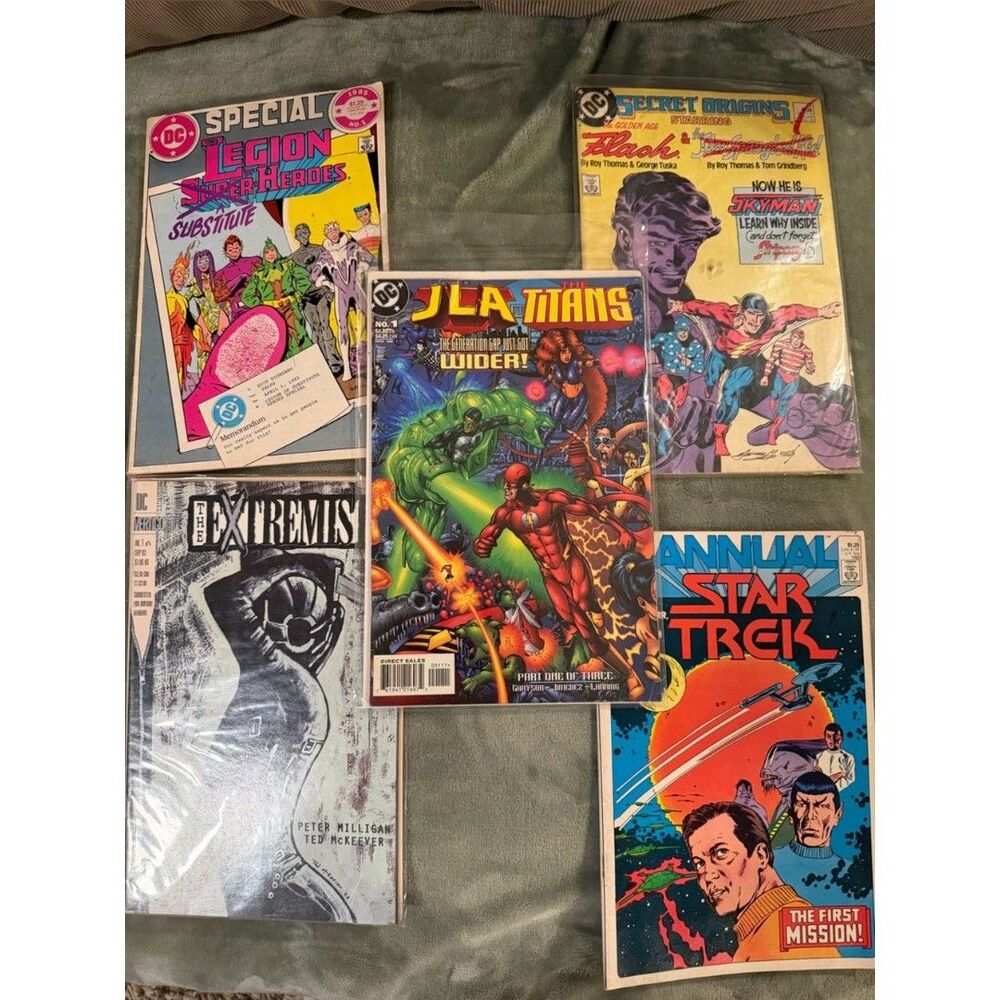 VTG DC & Star Trek Vintage Comic Book Lot of (5)